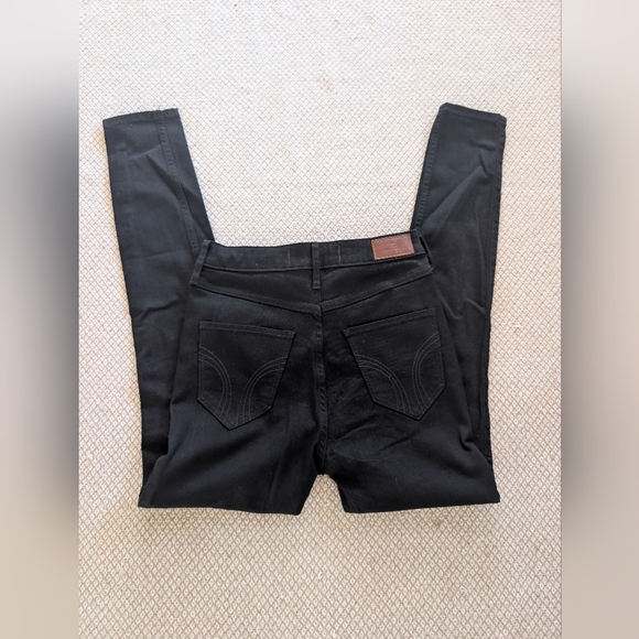 Hollister Women's Black Skinny Jeans Baddie - Picture 5 of 7